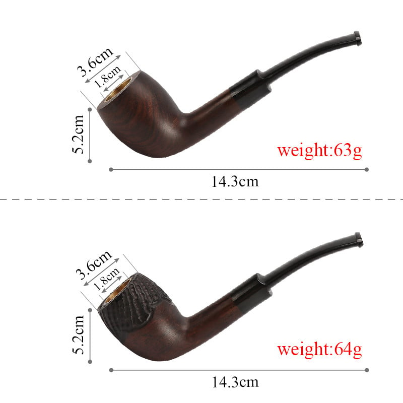 Futeng FT-04925 Smoking Pipe&Accessories Ebony smoking pipe