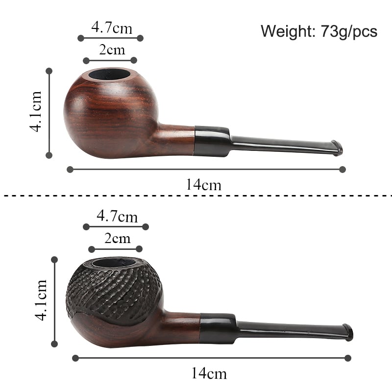 Futeng FT-03338 Smoking Pipe&Accessories Ebony smoking pipe