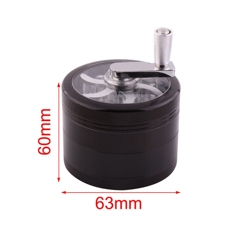 Futeng FT-02374 Herb Grinder 4 layers aluminum 63mm herb grinder 2.5 inches wholesale