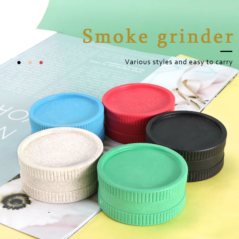 Futeng  FT-03109 Herb Grinder Plastic herb grinder 2 layers biodegradable grinders for weed wholesale