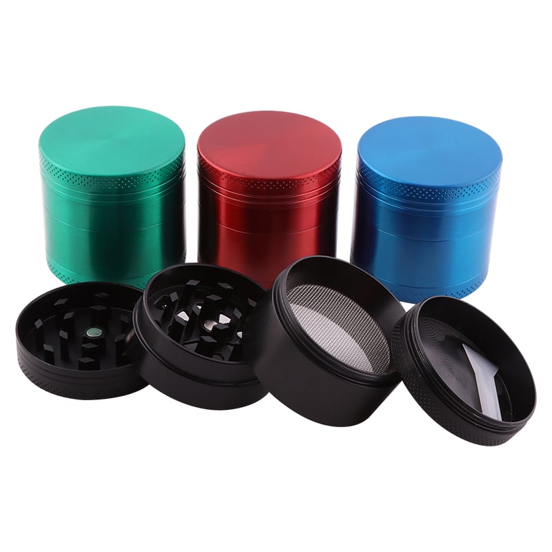 Futeng FT-08465 Herb Grinder  4 parts zinc alloy wholesale herb grinder 40mm metal dry spice crusher wholesale