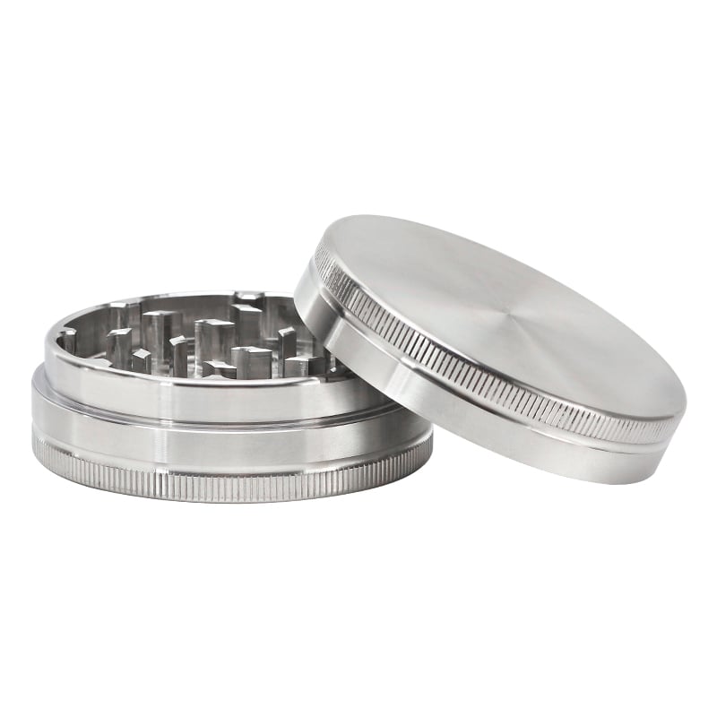 FT-11043 Futeng Herb Grinder Stainless stell herb grinder 2 layers OEM ODM metal weed grinder wholesale