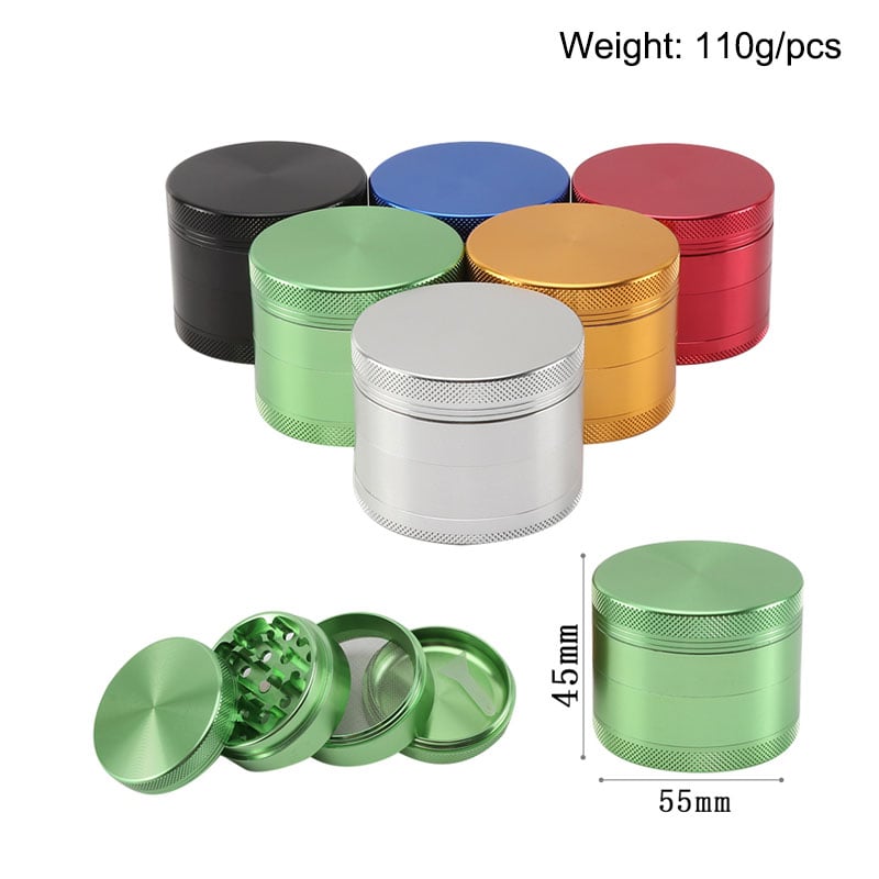 Futeng  FT-02370 Herb Grinder Aluminum alloy 4 layers herb grinders wholesale