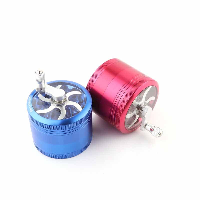 Futeng FT-02374 Herb Grinder 4 layers aluminum 63mm herb grinder 2.5 inches wholesale