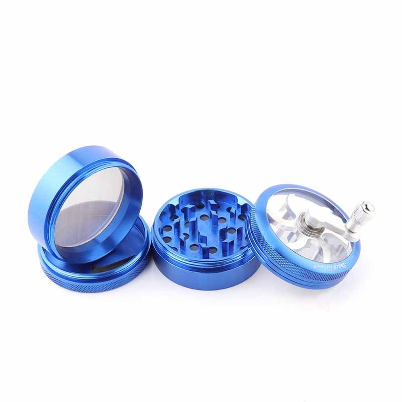 Futeng FT-02374 Herb Grinder 4 layers aluminum 63mm herb grinder 2.5 inches wholesale