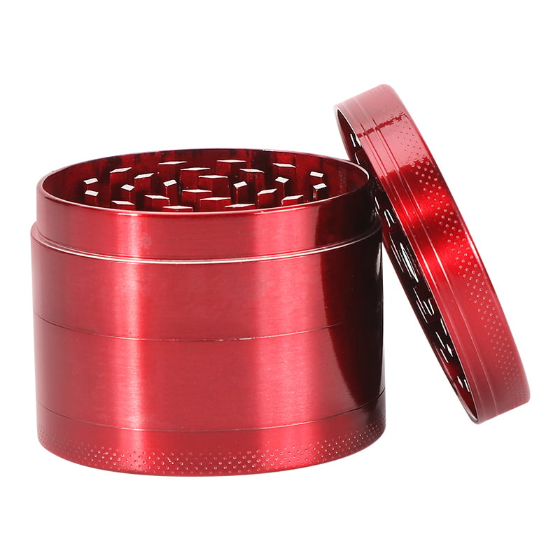 Futeng FT-07438 Herb Grinder 55mm zinc alloy herb grinder 4 parts metal spice tobacco grinder for weed wholesale