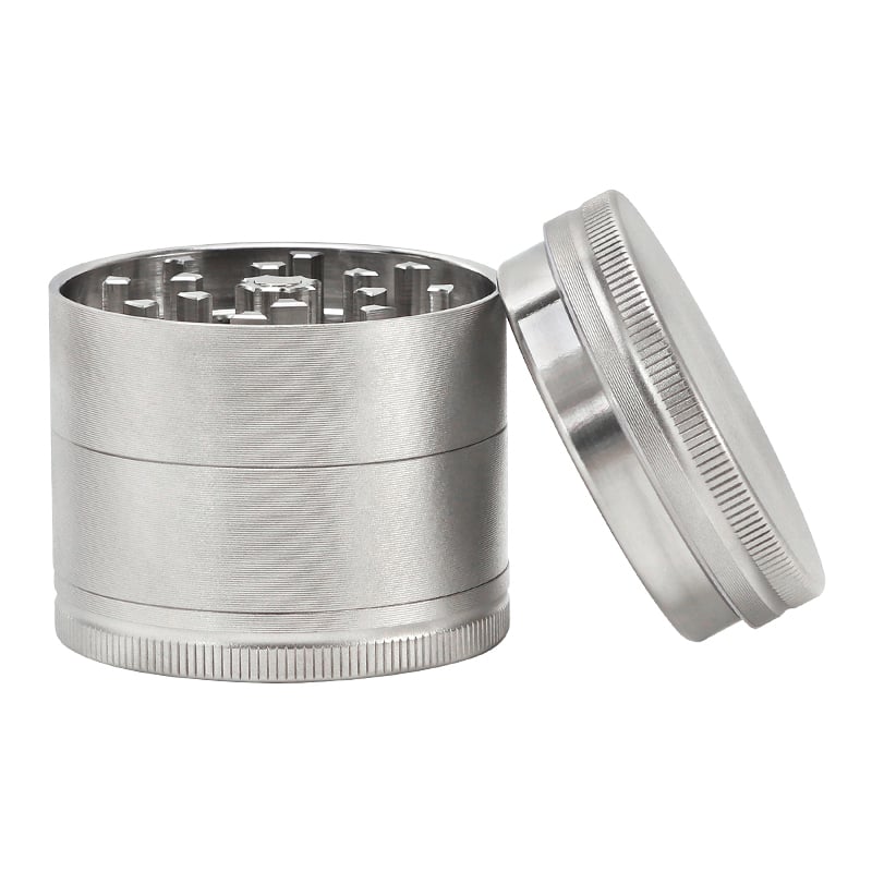 FT-11044 Futeng Herb Grinder Stainless stell herb grinder 4 layers plain metal grinder for herb Wholesale