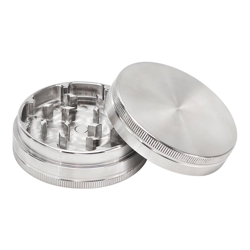 FT-11043 Futeng Herb Grinder Stainless stell herb grinder 2 layers OEM ODM metal weed grinder wholesale