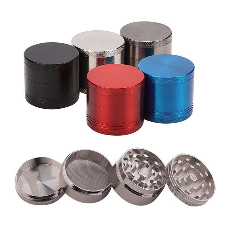 Futeng FT-08465 Herb Grinder  4 parts zinc alloy wholesale herb grinder 40mm metal dry spice crusher wholesale