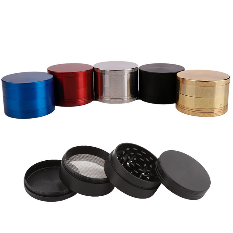 Futeng FT-04953 Herb Grinder 50mm weed grinder 4 layers custom logo herb grinder Wholesale