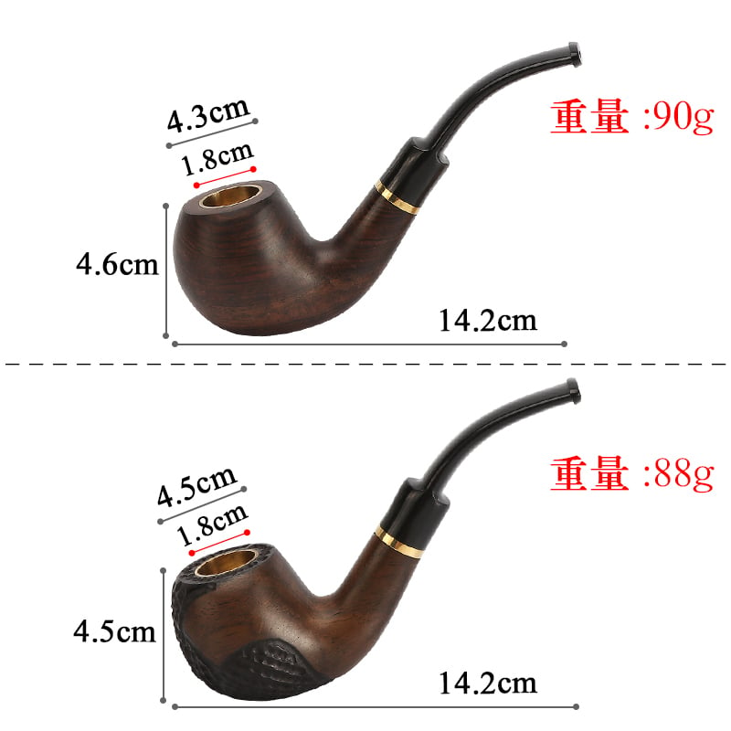 Futeng FT-04419 Smoking Pipe&Accessories Ebony smoking pipe