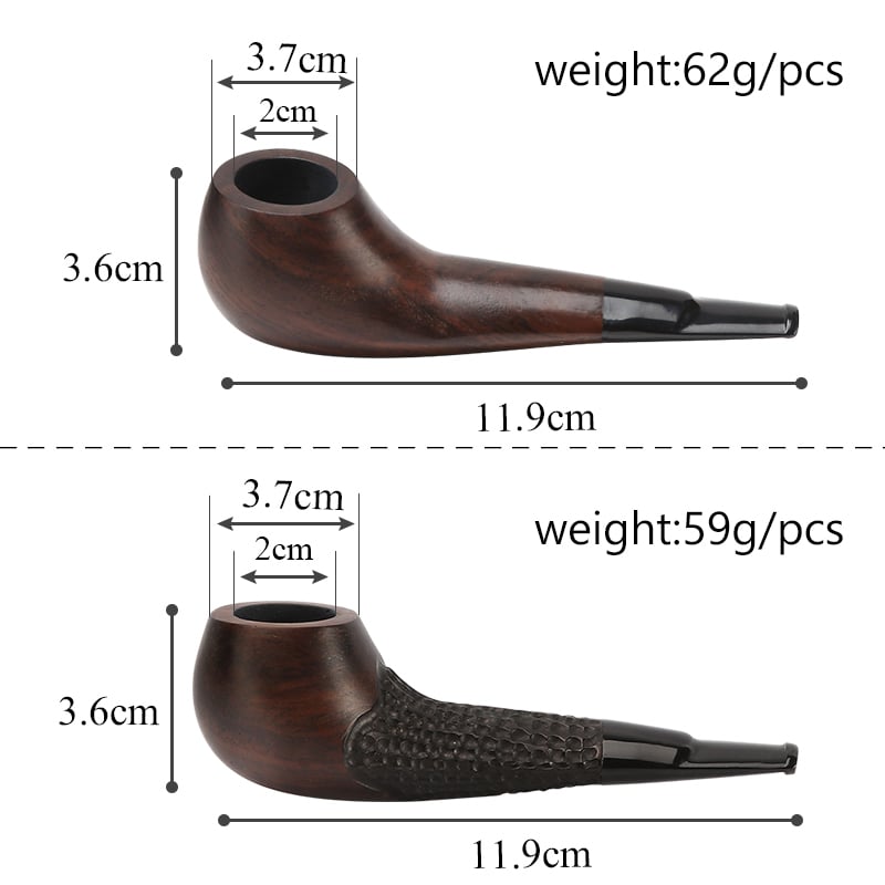 Futeng FT-03348 Smoking Pipe&Accessories Ebony smoking pipe