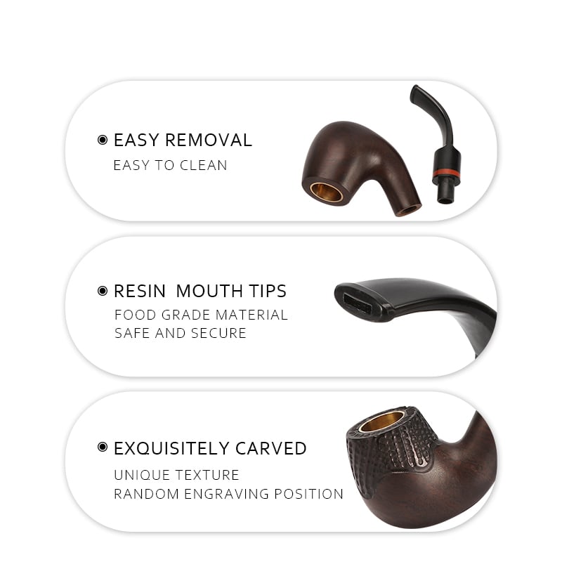 Futeng FT-04590 Smoking Pipe&Accessories Ebony smoking pipe