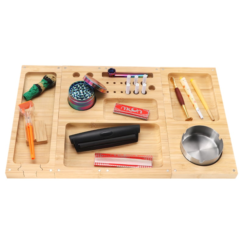 Futeng  FT-09872 Rolling Tray Wood Rolling Tray