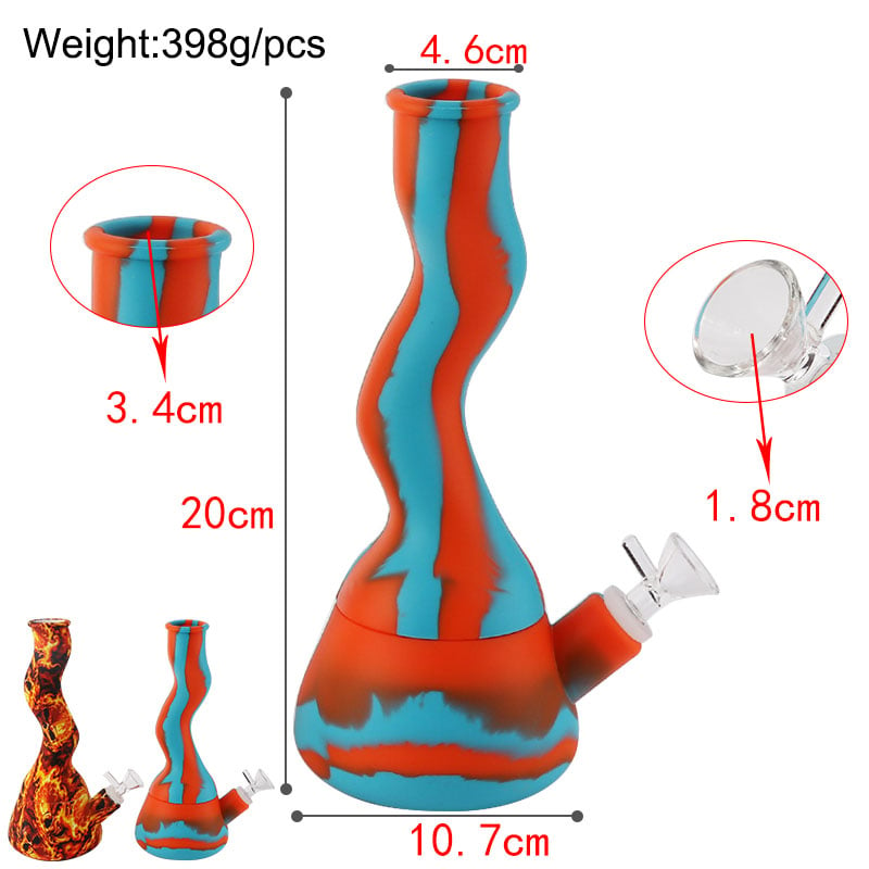 Futeng FT-07873 Bong Silicone Water Pipe