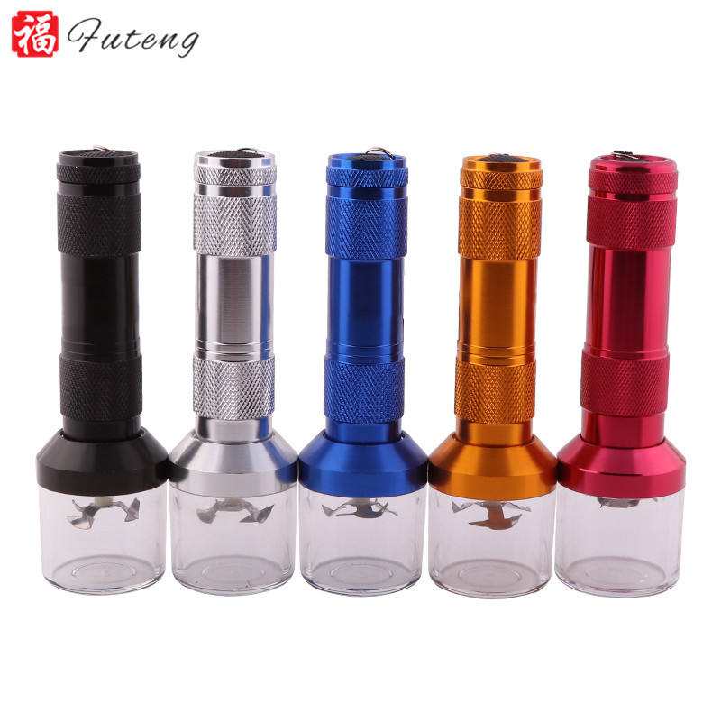 Futeng FT-00168 Herb Grinder Electric Herb Grinder Metal Powerful Tobacco Grinder Battery Electric Grinder Herb Wholesale