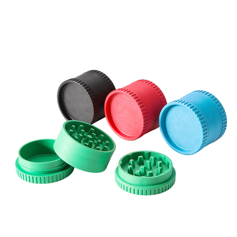 Futeng FT-09860 Herb Grinder  Wholesale biodegradable plastic herb grinder 3 layers  custom logo