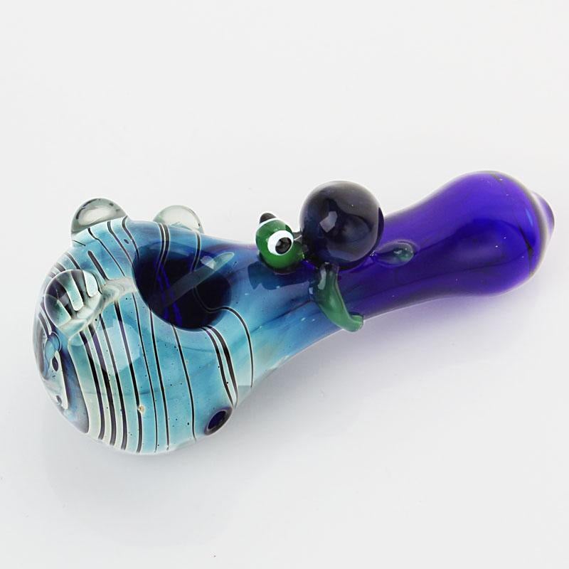 GP012 Futeng Glass Pipe OEM ODM Custom Glass Pipe for Smoking Tobacco Weed Pipe