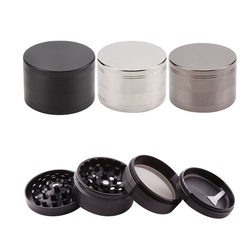 Futeng FT-02383 Herb Grinder 4 Parts zinc alloy herb grinder 63mm wholesale