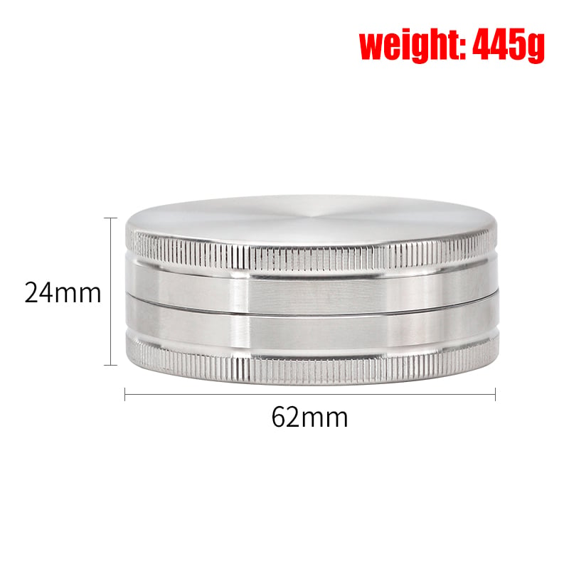 FT-11043 Futeng Herb Grinder Stainless stell herb grinder 2 layers OEM ODM metal weed grinder wholesale