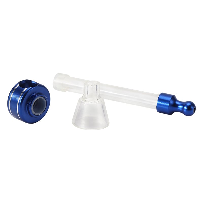 Futeng  FT-09539 Smoking Pipe&Accessories Aluminum alloy glass smoking pipe weed smoking pipe  wholesale