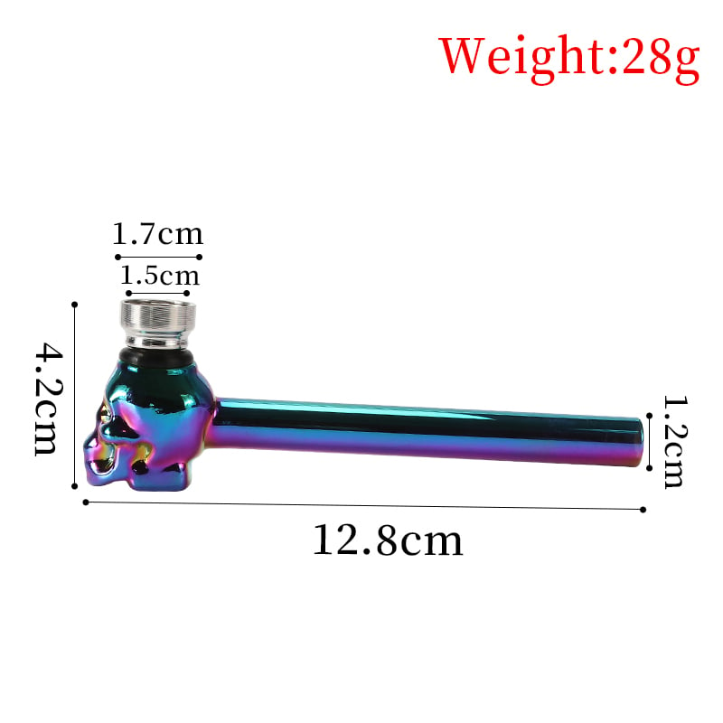 Futeng FT-09515 Smoking Pipe&Accessories Glass smoking pipe skull shape weed pipe whole sale