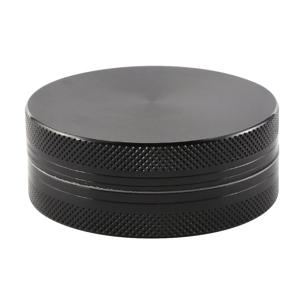 Futeng FT-04585 Herb Grinder 55mm Aluminum Herb Grinder 2 layers plain metal grinder for weed wholesale