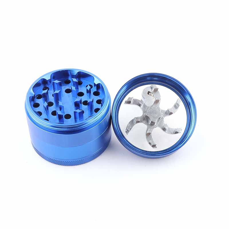 Futeng FT-02374 Herb Grinder 4 layers aluminum 63mm herb grinder 2.5 inches wholesale