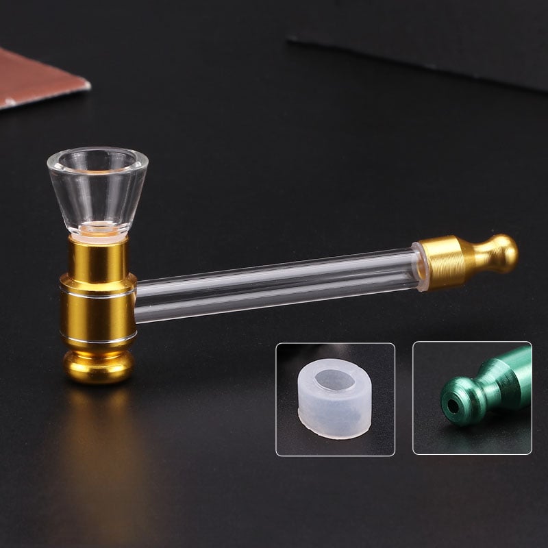 Futeng  FT-06432 Smoking Pipe&Accessories Glass smoking pipe hammer shape weed pipe wholesale