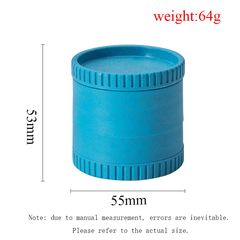 Futeng FT-09861 Herb Grinder Biodegradable plastic spice dry herb grinder 55mm weed grinder wholesale