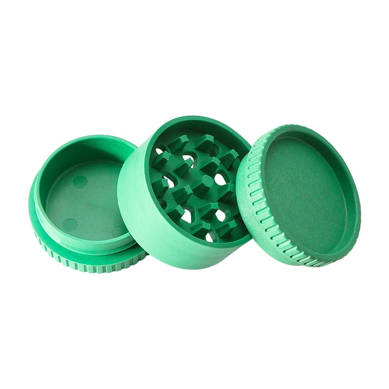 Futeng FT-09860 Herb Grinder  Wholesale biodegradable plastic herb grinder 3 layers  custom logo