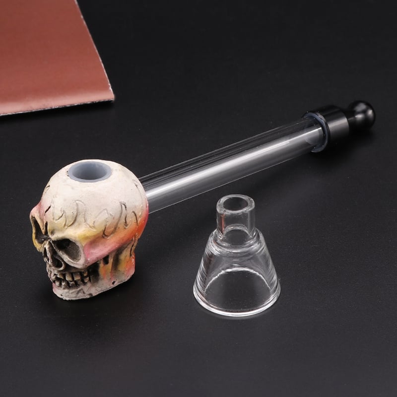 Futeng FT-06431 Smoking Pipe&Accessories Resin smoking pipe skull glass pipe for weed smoking wholesale