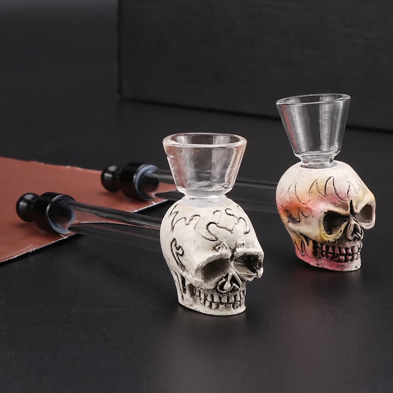 Futeng FT-06431 Smoking Pipe&Accessories Resin smoking pipe skull glass pipe for weed smoking wholesale