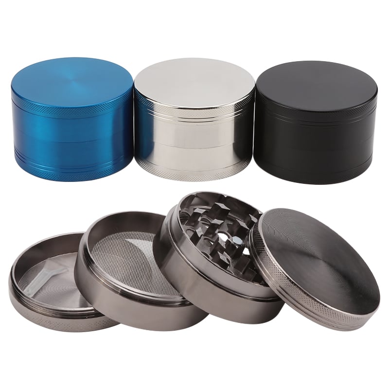 Futeng FT-02383 Herb Grinder 4 Parts zinc alloy herb grinder 63mm wholesale