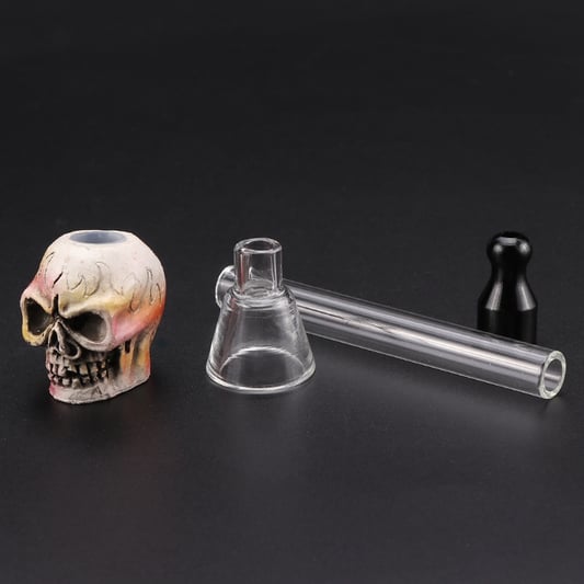 Futeng FT-06431 Smoking Pipe&Accessories Resin smoking pipe skull glass pipe for weed smoking wholesale